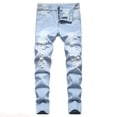 thumbnail image 1 of JTieaclothes Boy's Fit Ripped Distressed Fashion Kids Denim Jeans Pants,Boys Pants Sizes 5-6 Years, 1 of 6