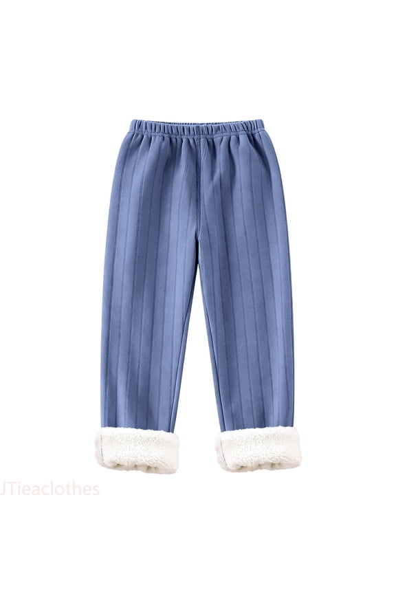 Boys Base Layer Pants Winter Warm Lined Pants For Kids Comfortable Stretch Fit Mid Waist For Cold Weather,Boys Pants Sizes 13-14 Years