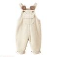 thumbnail image 1 of JTieaclothes Boys Corduroy Overalls Dungarees For Toddlers Soft And Comfortable Overall Pants With Adjustable Straps For Casual,Boys Pants Sizes 18-24 Months, 1 of 6