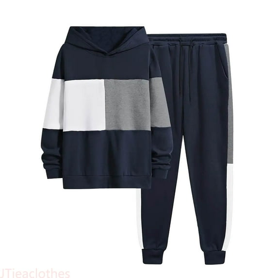 JTieaclothes Boys Fall Winter Outfits Sets Long Sleeve Hoodie and Pants 2PC Sets for Kids Boys,Boys Outfit Sets Sizes 7-8 Years