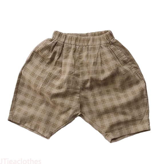 JTieaclothes Child Toddler Boys Girls Casual Pants Summer Holiday Plaid Shorts,Boys Pants Sizes 2-3 Years