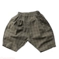 thumbnail image 1 of JTieaclothes Child Toddler Boys Girls Casual Pants Summer Holiday Plaid Shorts,Boys Pants Sizes 3-4 Years, 1 of 6