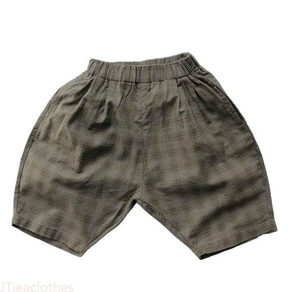 JTieaclothes Child Toddler Boys Girls Casual Pants Summer Holiday Plaid Shorts,Boys Pants Sizes 3-4 Years
