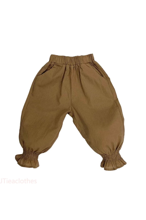 Child Toddler Boys Girls Pants Casual Summer Holiday Solid Trousers,Boys Pants Sizes 1-2 Years