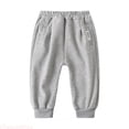 thumbnail image 1 of JTieaclothes Toddler Child Kids Baby Boys Girls Patchwork Fashion Solid Thick Warm Sport Pants,Boys Pants Sizes 4-5 Years, 1 of 6