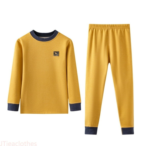 JTieaclothes Toddler Girls Boys Winter Long Sleeve Tops Pants 2PCS Outfits Clothes Set For Babys Clothes Underwear Set,Boys Outfit Sets Sizes 8-10 Years