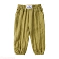thumbnail image 1 of JTieaclothes Toddler Kids Boy Girl Casual Basic Plain Soft Trousers Baby Spring Summer Comfy Linen Pants,Boys Pants Sizes 18-24 Months, 1 of 6