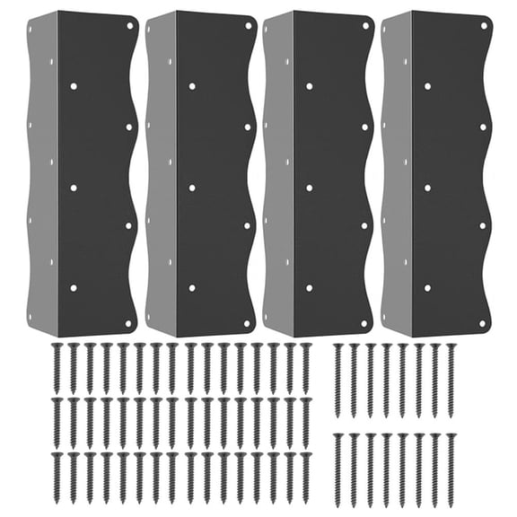JUANCHENG 2PCS Or 4PCS Sturdy Metal Corner Brackets for 20"-24" Raised Garden Beds