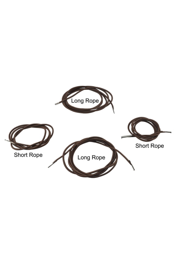 4PCS Bungee Cord Folding Chair Rope Recliner Rope Tent Fixing Tarpaulin Awning Canopy Bungee Cords Recliner Accessories brown