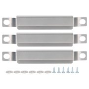 JUANCHENG 4Pcs Heat Shield Stainless-Steel Heat Shield Flame Tamer Spare Parts For Most Gas Grill Heat Diffuser Barbecue Replacement Parts