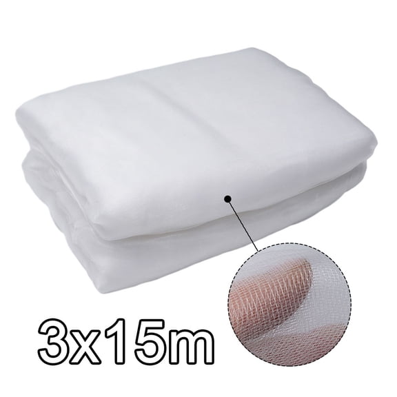 JUANCHENG 5-15M Garden Protective Net Netting Vegetables Crops Plant Mesh Prevent Bird Insect Animal Agricultural Garden Orchards Plant 3m*15m