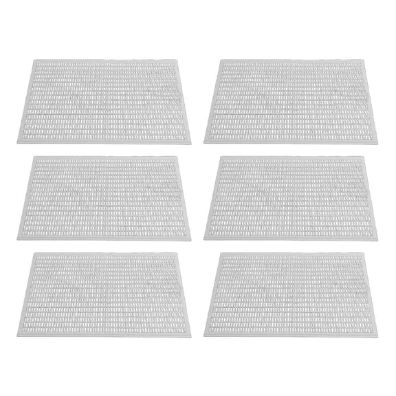 JUANCHENG 6-Pack Plastic Queen Excluders (for Beekeeping Specific) — (White and Yellow)
