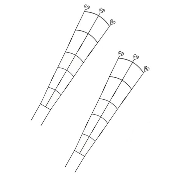 JUANCHENG Adjustable Plant Support Stakes for Climbing Plants - 46.6 High, Set of
