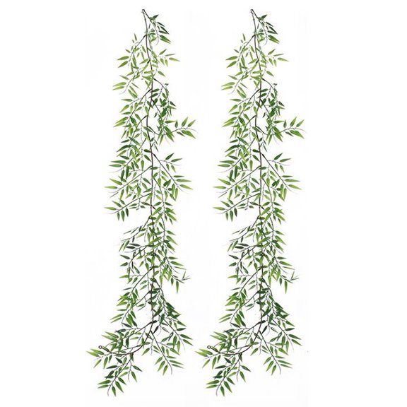 JUANCHENG Artificial Leaf Vine Realistic Design Sturdy Plastic Material Lightweight Design
