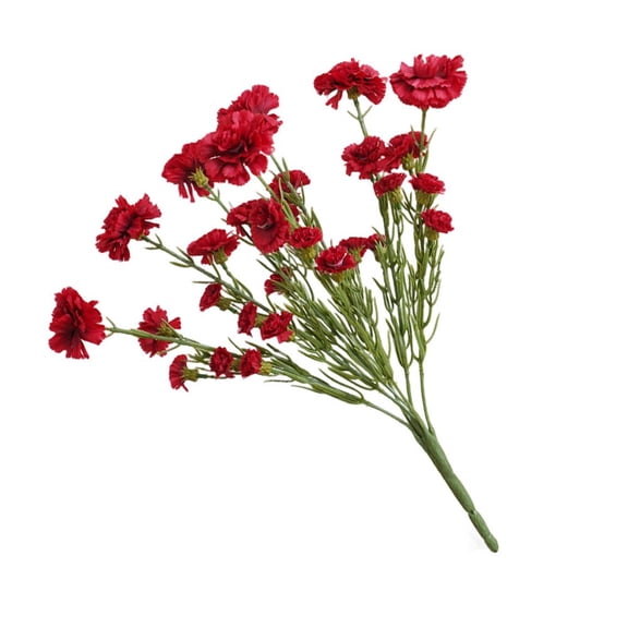 JUANCHENG Carnations Artificial Flowers Silk Carnations Flowers with Stems