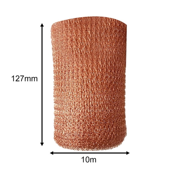 JUANCHENG Copper Wool Double-Layer Cuttable Pure Copper Mesh Screen Roll Slug Barrier Multi-purpose Anti Mouse Snail Fence Netting Hole