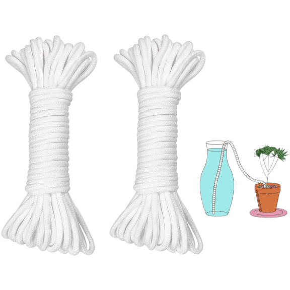 JUANCHENG DIY Watering Cord Cotton Rope for Potted For Plants Succulents Indoor Use