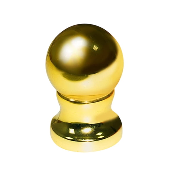 JUANCHENG Flagpole Ball Head Outdoor Decor ABS Material Fits Most Standard Poles Gold