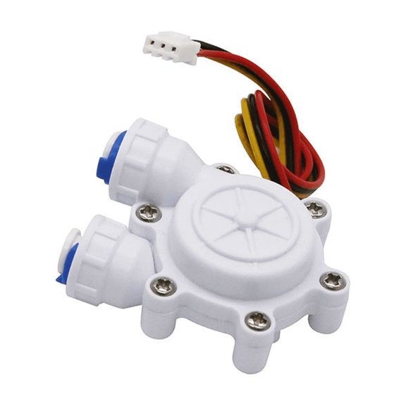 JUANCHENG For Mini Hall Flow Meter for Coffee Machines & Water Dispensers - Quick Connect!
