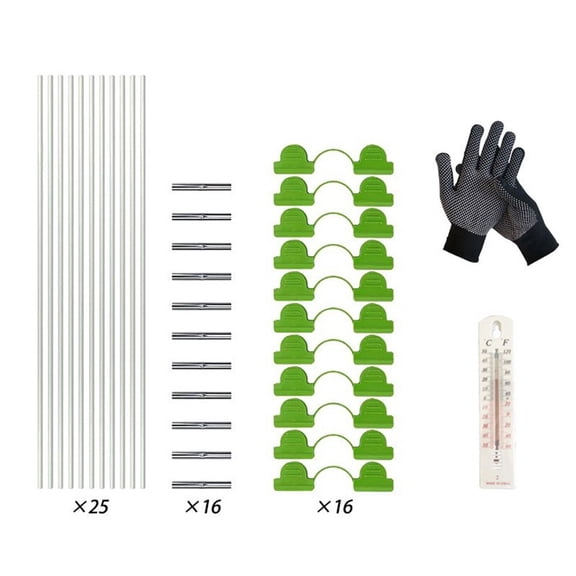 JUANCHENG Greenhouse Plant Hoops Set Reusable Fibreglass Grow Set Seed-s Arch Shed Bracket Vegetable Garden Grow Tunnel Support Parts