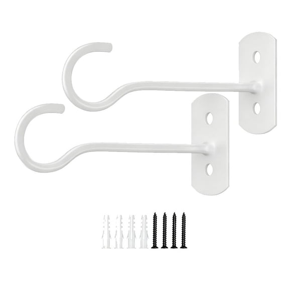 JUANCHENG Hanging Basket Brackets 6 Inch for Outdoor Plants Indoor Easy Assembly