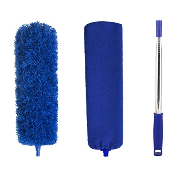 JUANCHENG High Reach Dusting Made Easy with an Extendable Feather Microfiber Duster