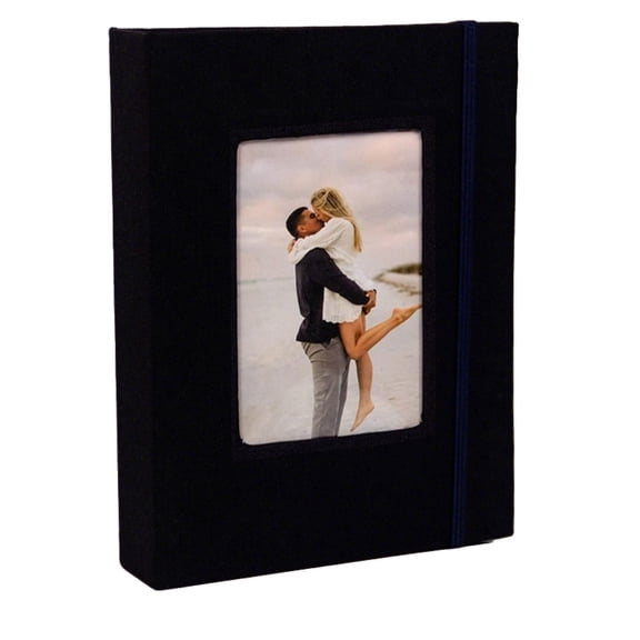 JUANCHENG Linen Cover Photo Album 2x3 Inch Holds 208 Pictures Compact and Stylish