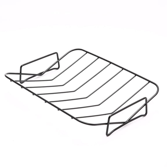 JUANCHENG Outdoor Grill Rib Rack Boat-Shaped Chicken Grill Iron Semi-Circular Grill