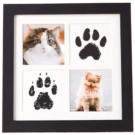 JUANCHENG Pet Paw Print Photo Frame Baby Keepsake Memory Frame Modern Minimalist