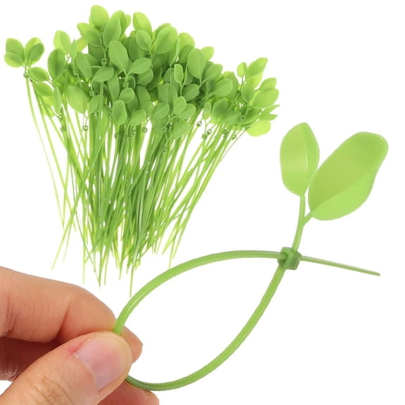 JUANCHENG Plant Style Nylon Cable Ties Leaves Shape Self Locking Wire Ties 100 pcs