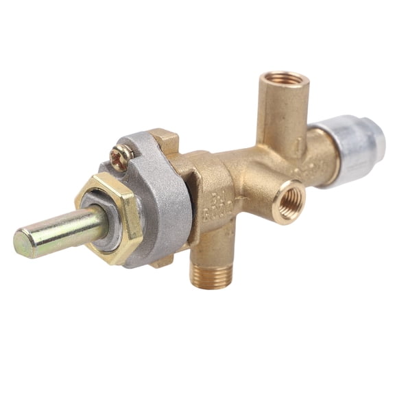 JUANCHENG Propane Gas Patio Heater Main Control Valve Brass Safety Valve with Pilot Port Replacement Part for Outdoor Heaters