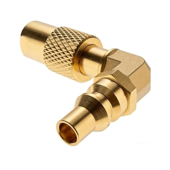 JUANCHENG RV Camping Propane Elbow Adapter for Tabletop For Griddles Solid Brass
