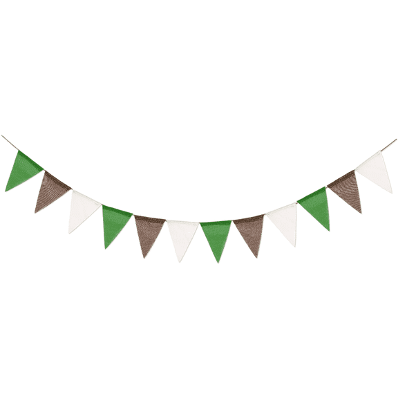 JUANCHENG Sports Themed Polyester Triangle Flags for Birthday Wedding Party Decoration