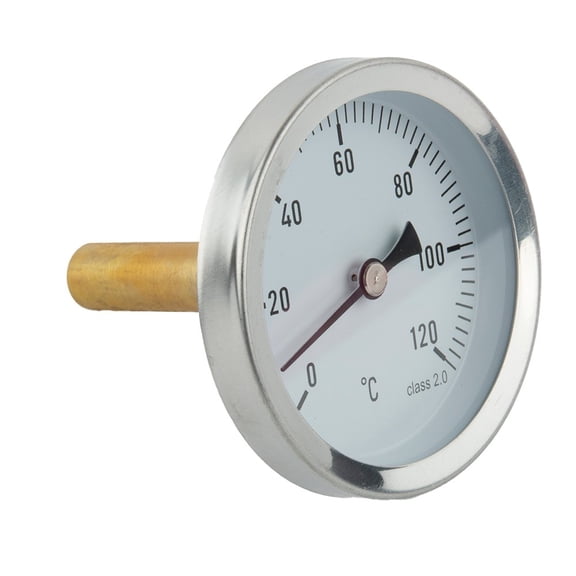 JUANCHENG Thermometer For Grill 1/2" Installation Analogue 120C Calibrated 6.3*6.3*6.7cm BBQ Tools Outdoor Garden Cooking Accessories
