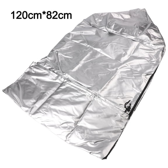 JUANCHENG Tire Storage Cover for 4 Tires Reliable Performance with 420D Oxford Fabric Silver 82*120CM