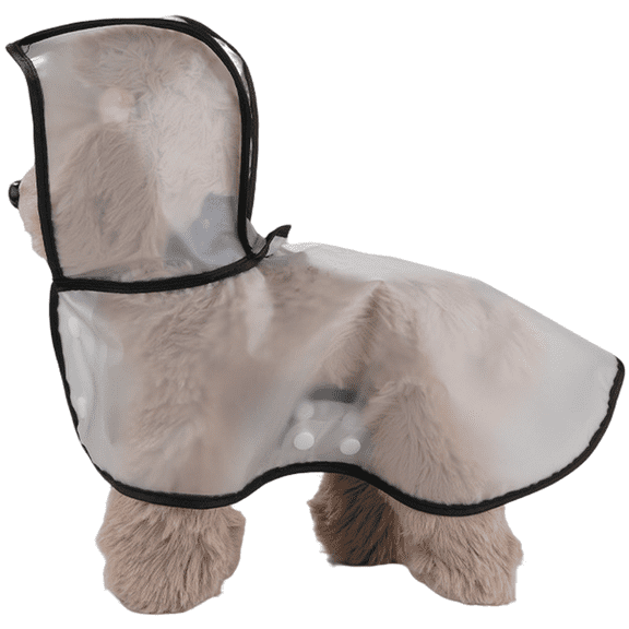 JUANCHENG Waterproof Dog Rainwear with Leash Hole Adjustable Belt for Small Medium Large