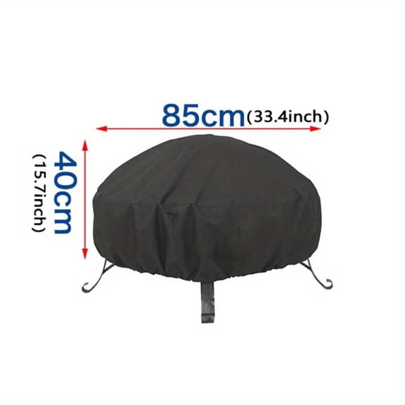JUANCHENG Waterproof Fire Cover For Durable Heavy Duty Dustproof For Fire Protection 85*40CM Is black