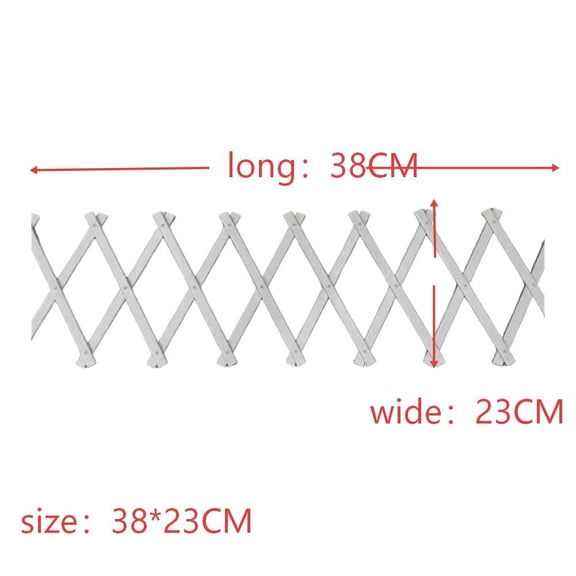 JUANCHENG White Expandable Plastic Trellis for Outdoor For Climbing Plants Garden Fence