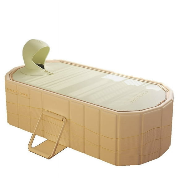 JUANYU 4.9ft Extra Large Foldable Bathtub - - Easy Storage & Portable Design for Bathing Convenience