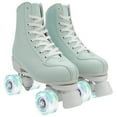 thumbnail image 1 of JUANYU Green Roller Skates for Women and Girls, Men's Quad Skates with Light Up Features(Women's 6.5/Men's 5.5 ), 1 of 7