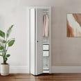 thumbnail image 1 of JUBEST 24"x80" 1 Panel White Primed Hollow-Core Composite Interior Bifold Closet Door, 1 of 8