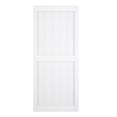 thumbnail image 1 of JUBEST 36"x84" White Sliding Barn Door, MDF Wood Door with Water-Proof & Scratch-Resistant PVC Surface, H-Frame Modern Barn Door, Barn Door Slab Only, NOT Included Hardware Kit, 1 of 9