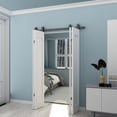 thumbnail image 1 of JUBEST 51" Bi-Folding Barn Sliding Door Hardware Top Mount Track Kit, 1 of 5