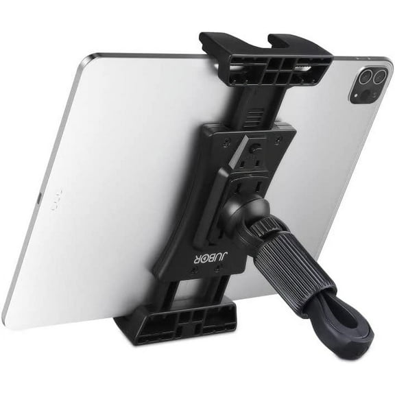 JUBOR Tablet Holder, Portable Bike Car Phone Tablet Mount for Indoor Gym Treadmill, and Spinning Exercise Bicycle, Suitable for iPad, iPad Pro, iPad Mini, iPad 2, iPad 3, and iPad Air