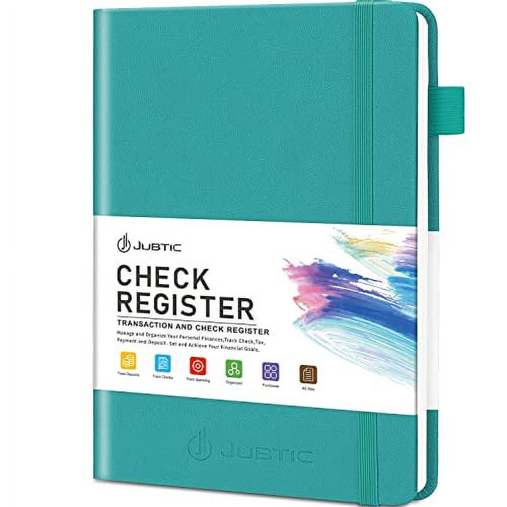 JUBTIC A5 Check Registers for Personal Checkbook, Accounting Ledger for