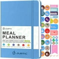 JUBTIC Weekly Meal Planner Notebook, Food Journal Daily Meal Prep