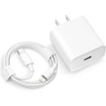 thumbnail image 1 of JUCDEKE 20W Fast Charger-Type C Power Wall Charger with 6FT Charging Cable Compatible with iPhone 14/13/13 Pro Max/12/12 Mini/12 Pro/12 Pro Max/11/11 Pro, 1 of 7