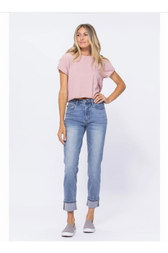 HIGH WAIST VINTAGE WASH BOYFRIEND (26)