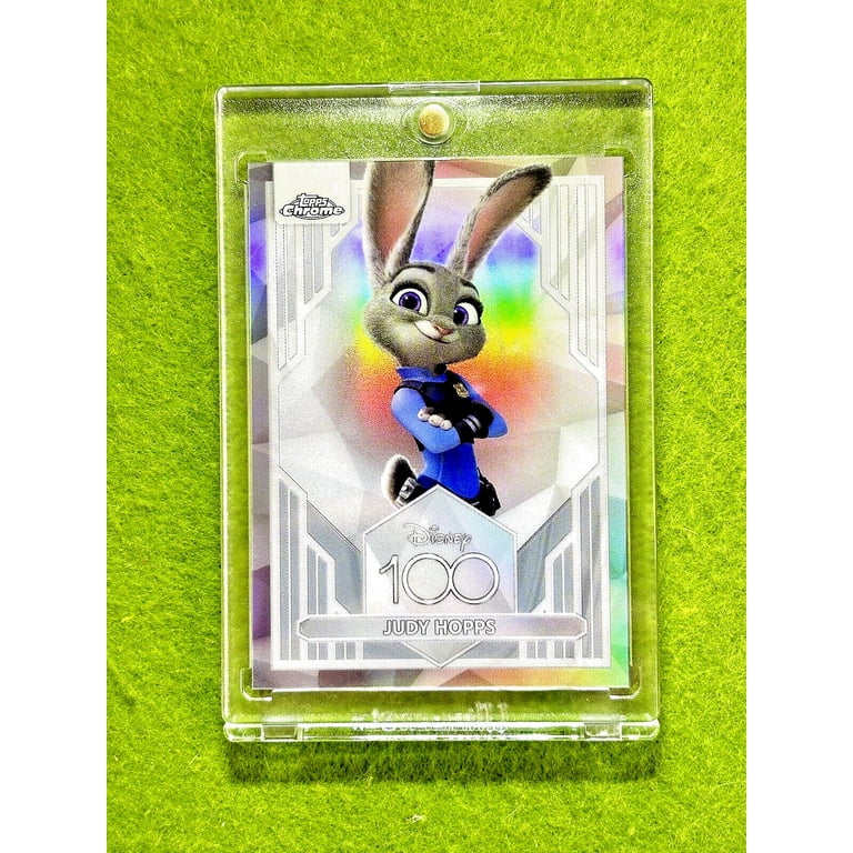 JUDY HOPPS Disney 100 REFRACTOR CARD Zootopia SILVER PRIZM 2023