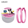 thumbnail image 1 of JUELEO 2-Pack Dog Collars for F lea and T ick Control—Universal Adjustable Pe st Control Collars for Pets,Waterproof,Pink, 1 of 9